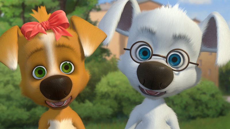 Мультик белка и стрелка озорная семейка