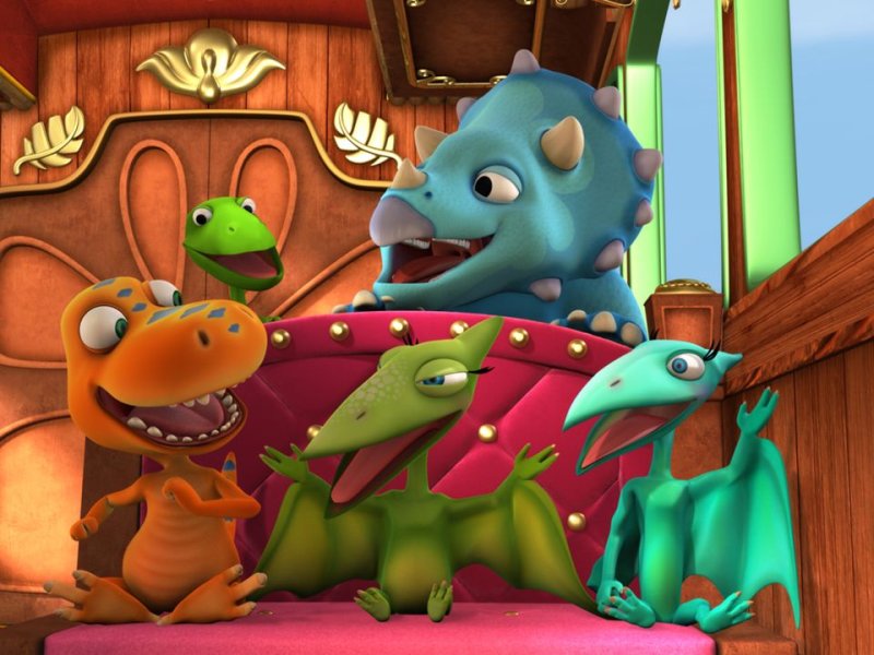 Динозаврик Бадди поезд динозавров