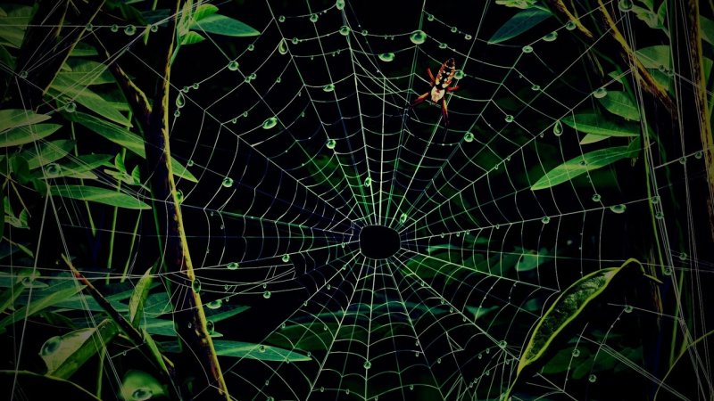 Паутина фон