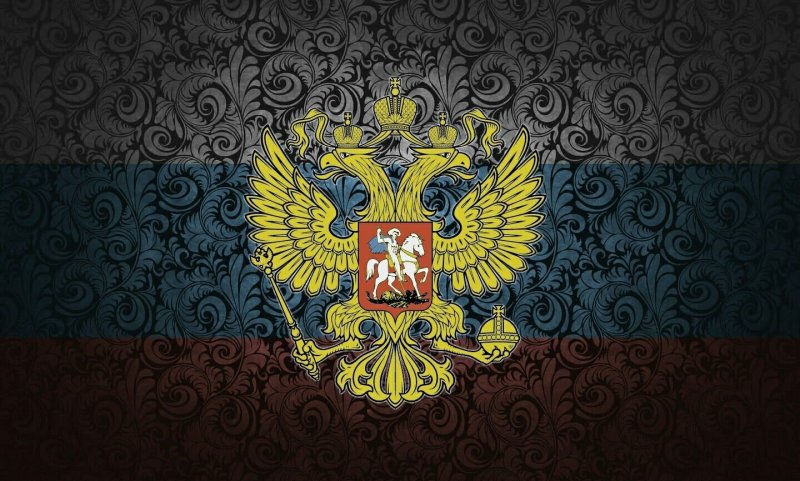 Герб на черном фоне