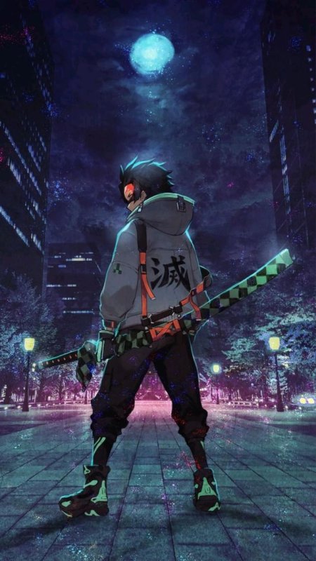 Танджиро Камадо киберпанк