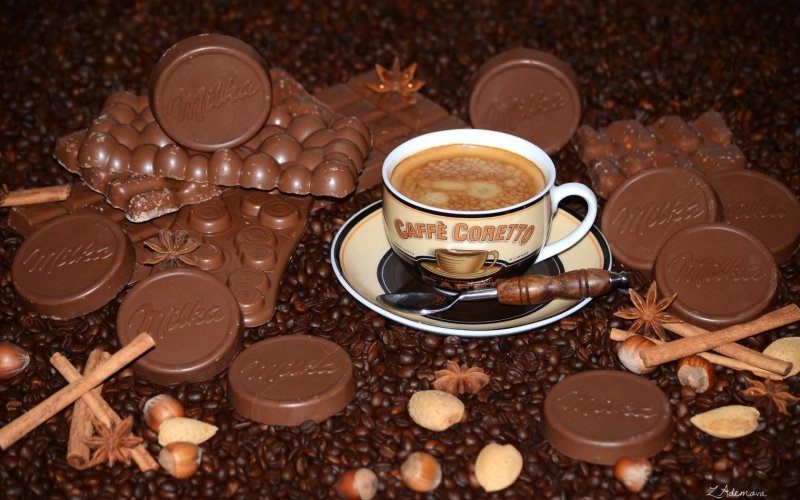 Красивый кофе