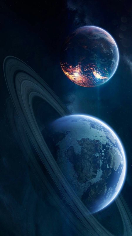 Планеты вертикально