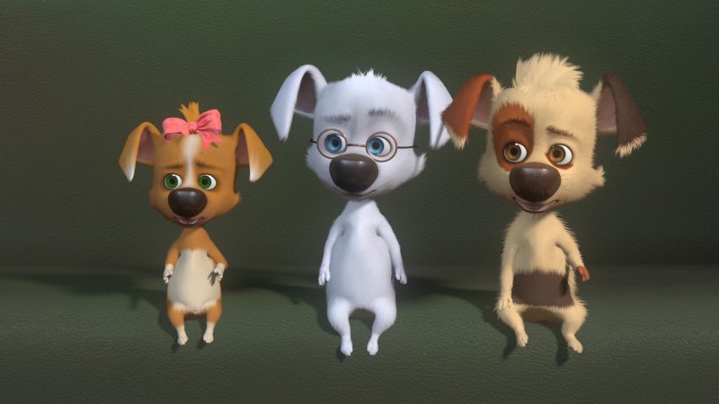 Белка и стрелка озорная семейка