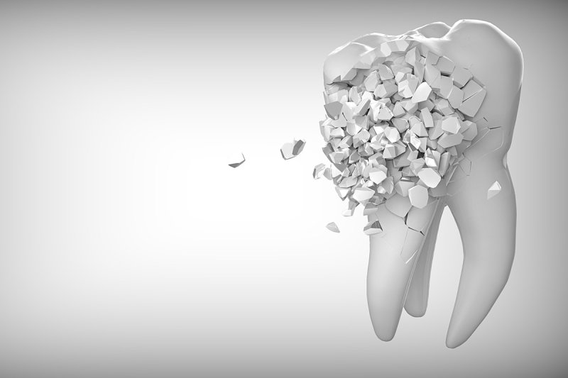 Зуб абстракция