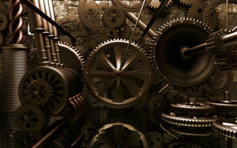 Шестерни механизм