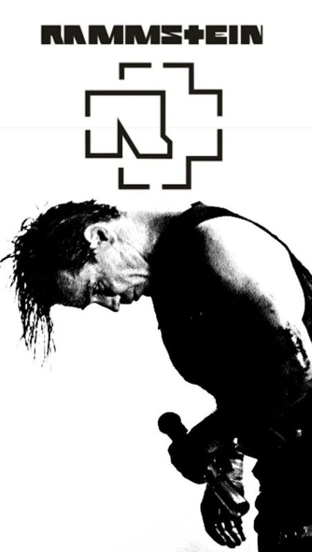 Rammstein Тилль плакат