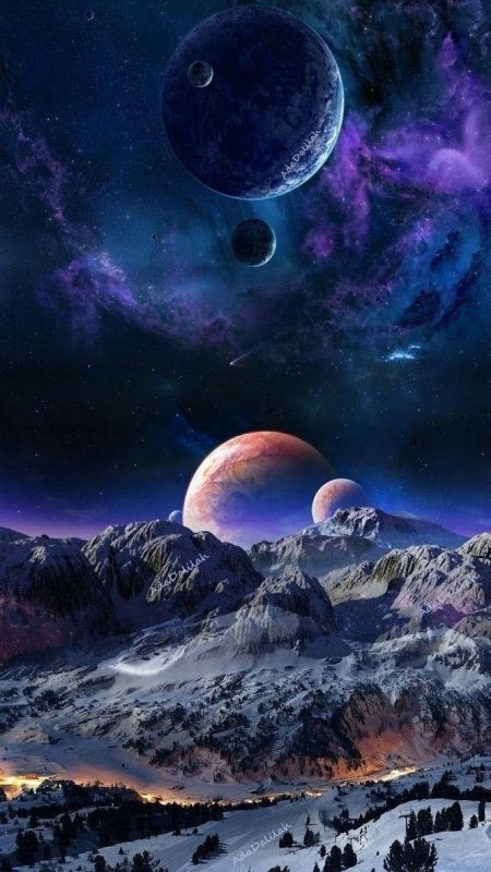 Фантастические пейзажи космоса