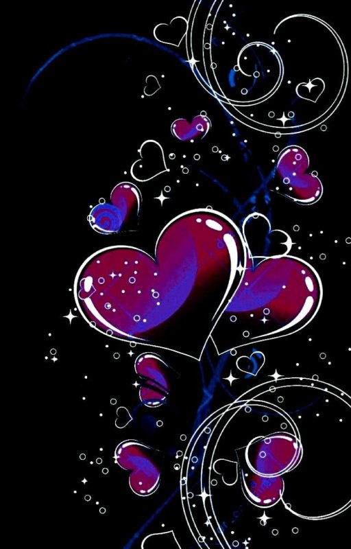 Сердечки вертикальные