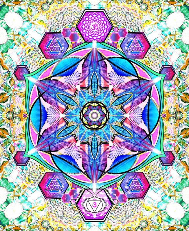 Мандала колодец Акаши