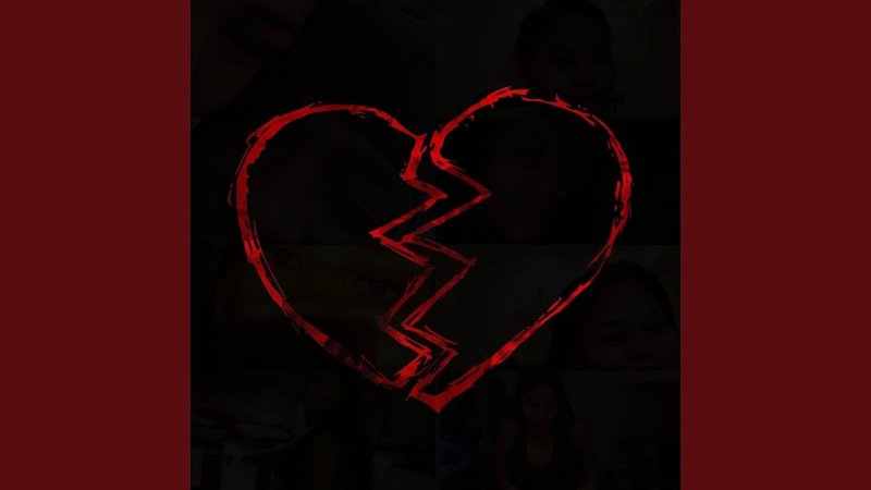 Сердце на черном фоне