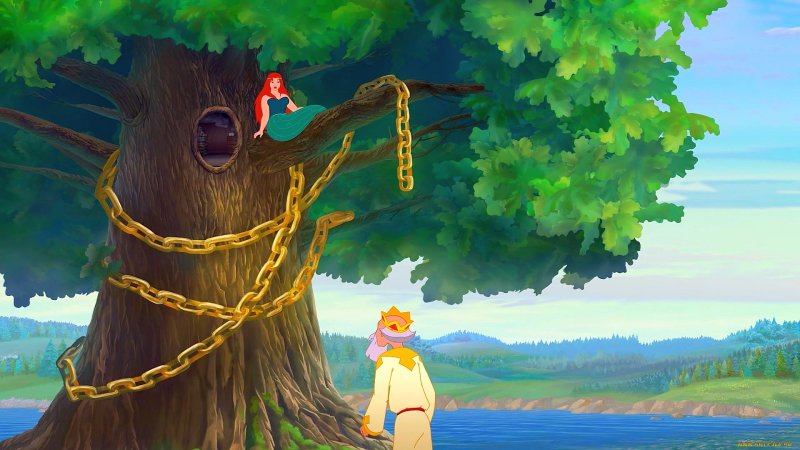 Дуб Пушкина кот ученый