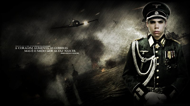 Обои в стиле войны