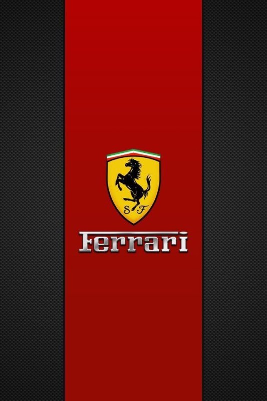 Заставка на телефон Ferrari