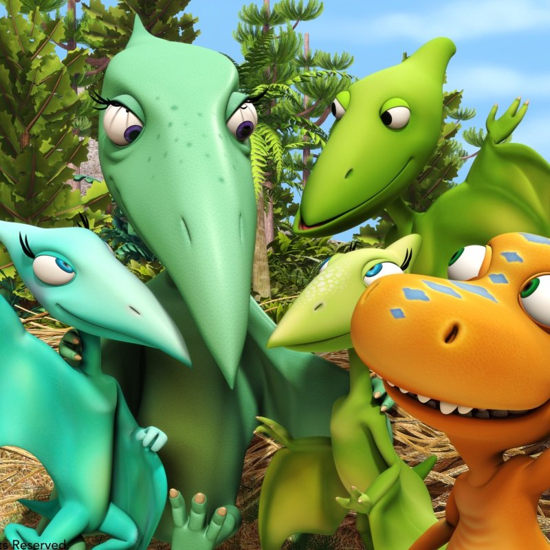 Поезд динозавров Ларамидия