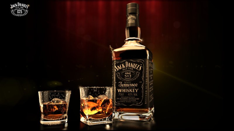 Виски Джек Дэниэлс темный