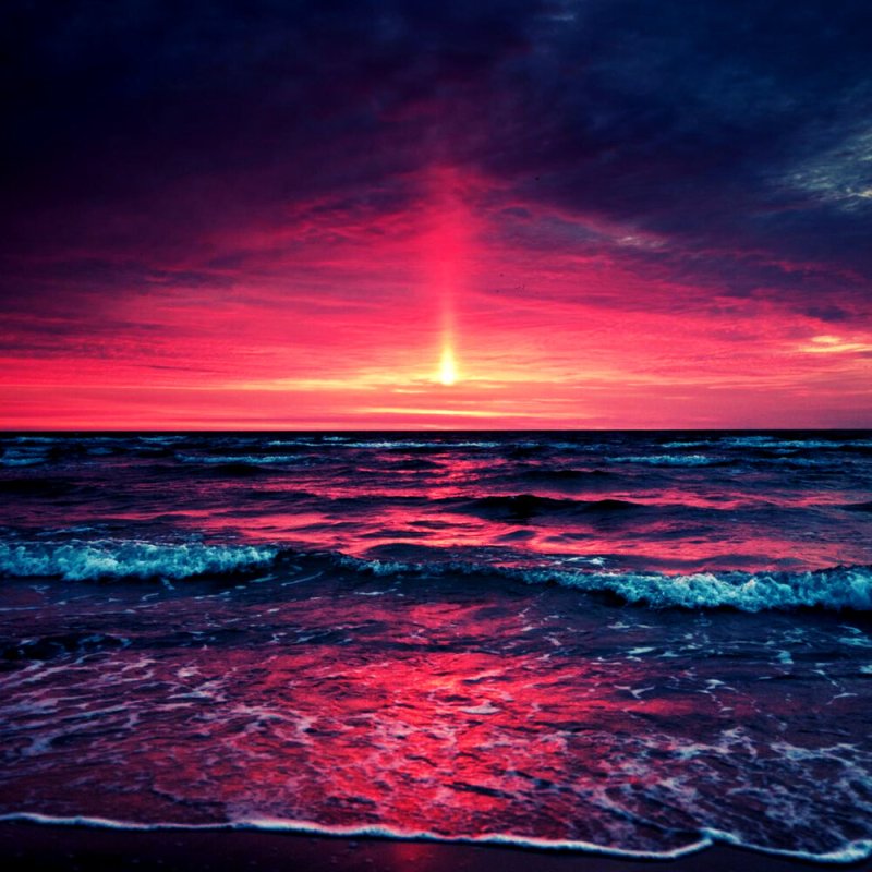 Красивый закат