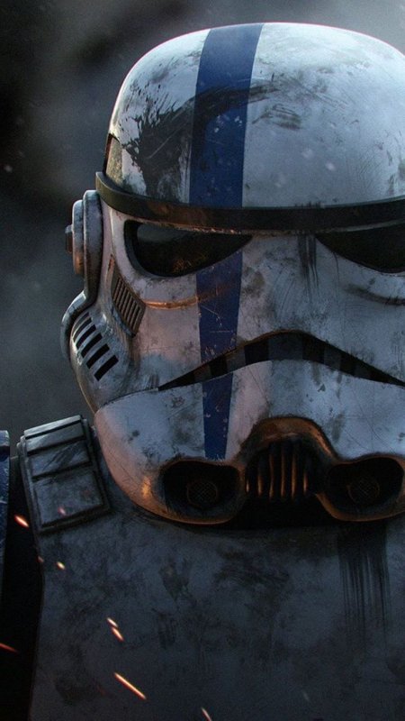 Шлем клона штурмовика синий