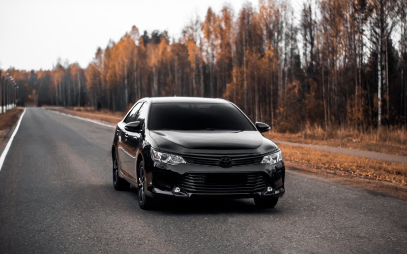 Камри 55 черная