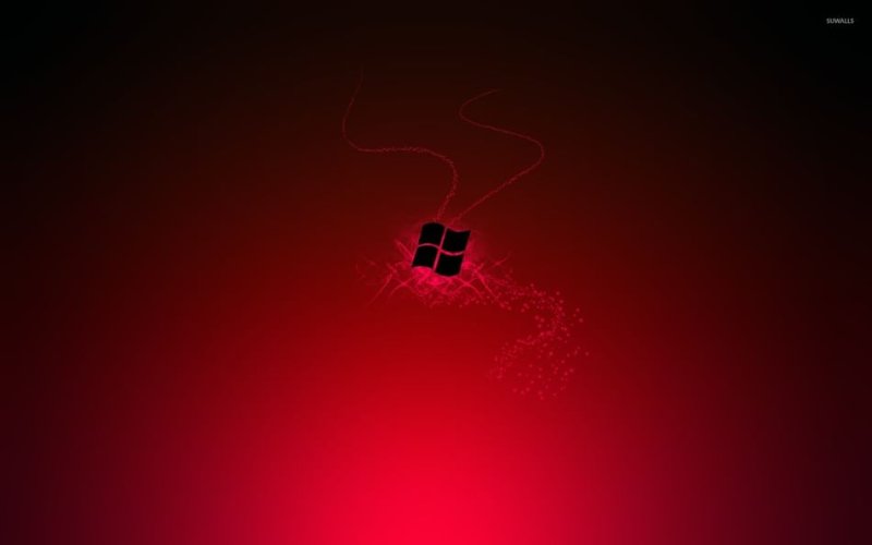 Красный рабочий стол