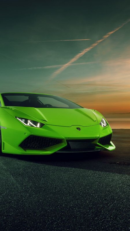 Lamborghini Huracan зеленый