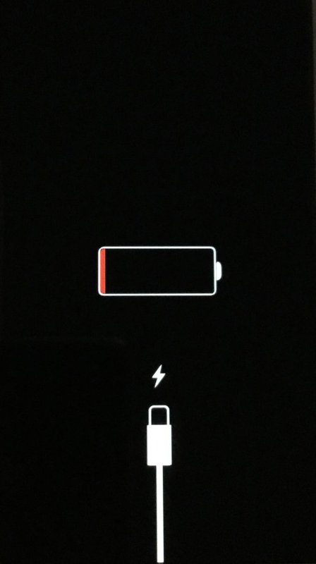 Черный экран блокировки