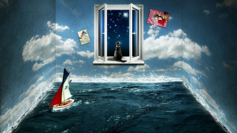 Креативные фотообои на стену