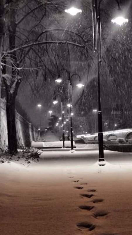 Зима одиночество