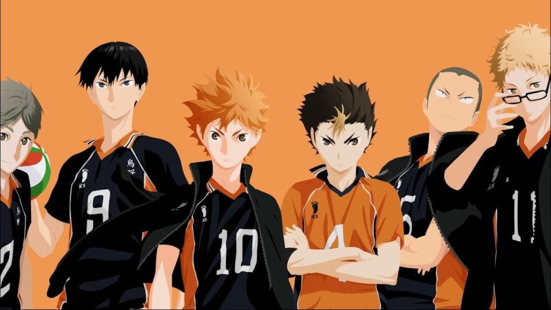 Волейбол аниме персонажи Аобаджосай