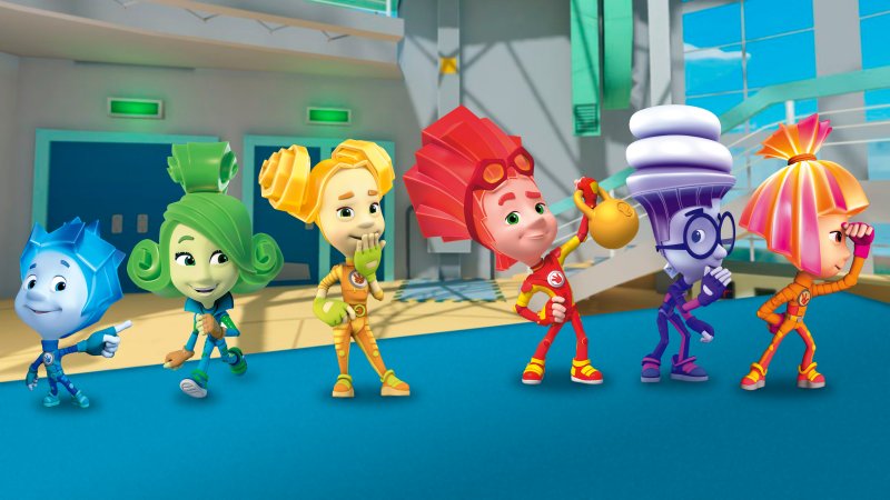 Фиксики Верта Файер и Симка