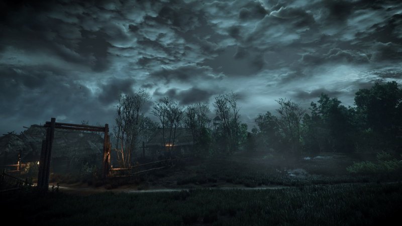 Темный пейзаж