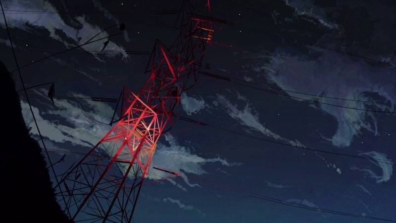 Линии электропередач арт