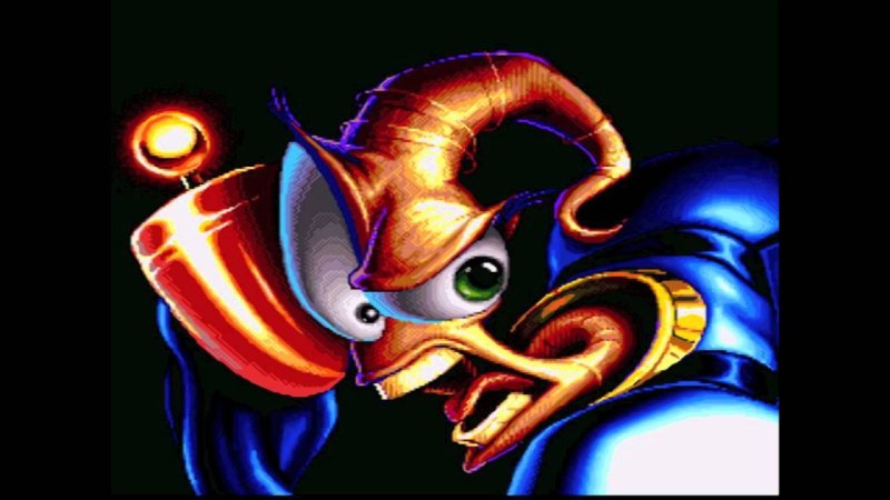 Червячок Джим сега