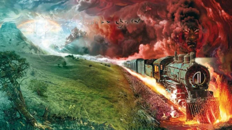 Паровоз арт