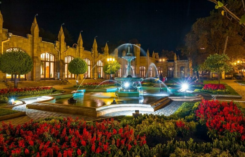 Кисловодск Курортный бульвар фонтан