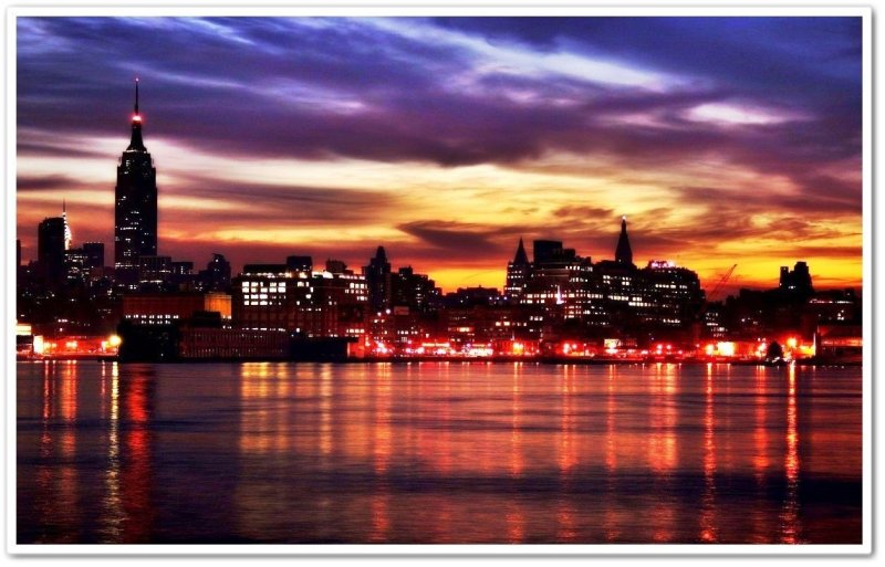 Город ночью