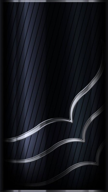 Стильные черные обои на телефон