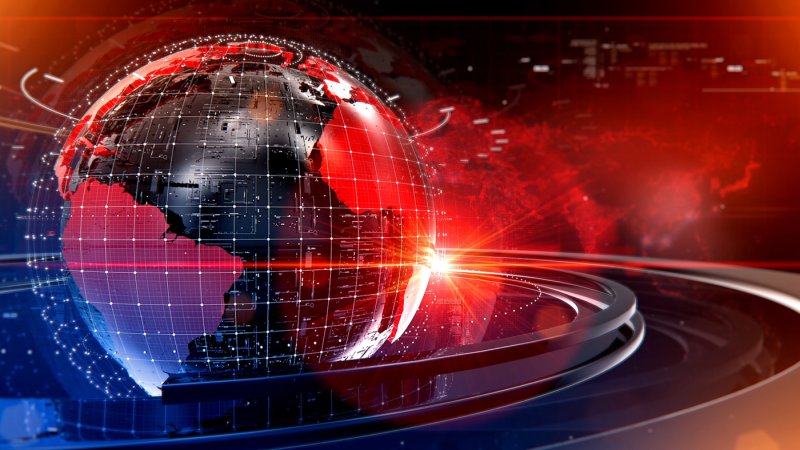 Фон программы новостей