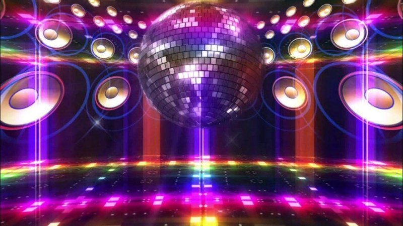 Фотообои в стиле диско