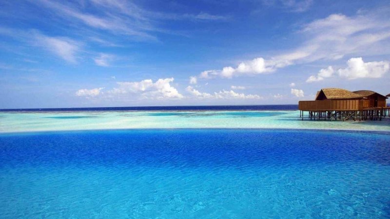 Острова Мальдивы море