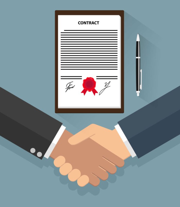 Контракт иллюстрация