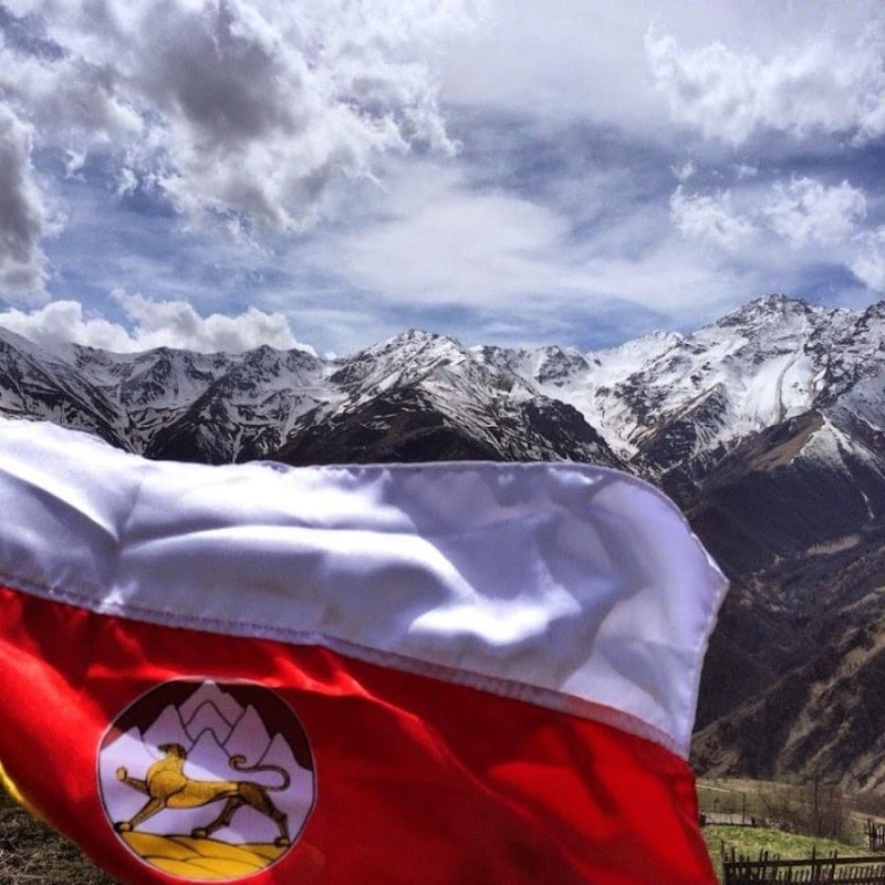 Владикавказ Осетия флаг