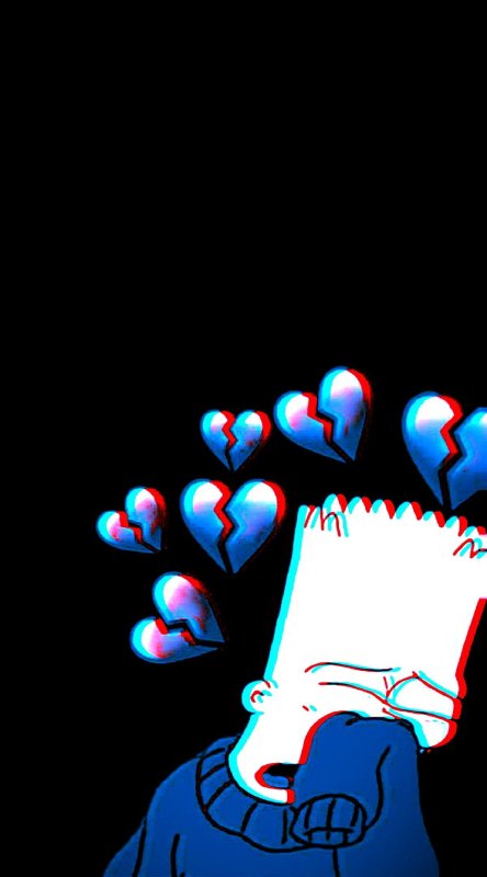 Грустные заставки на телефон