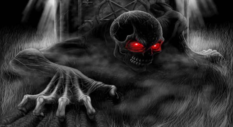 Заставка на рабочий стол череп