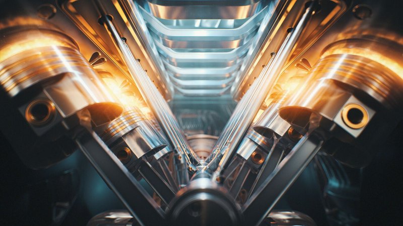 Красивый двигатель