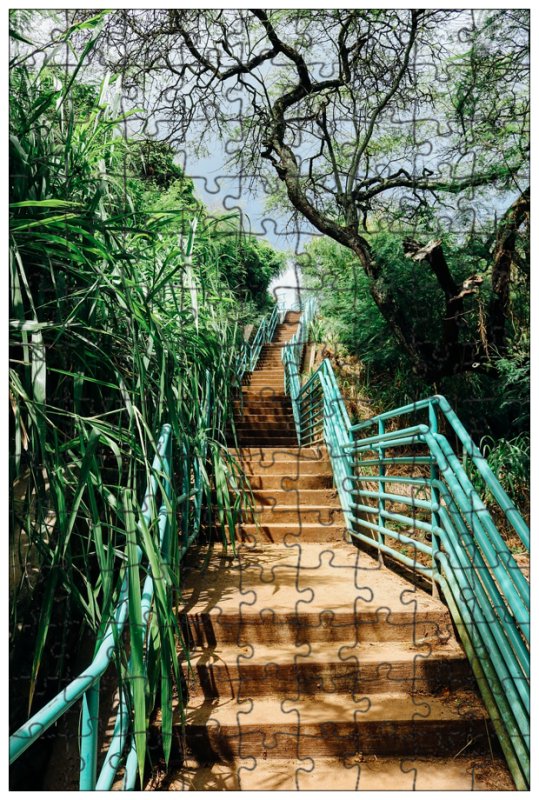 Красивая лестница природа