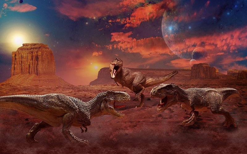 Престон каньон тираннозавра