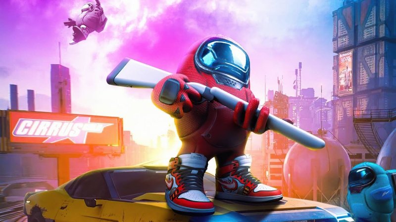 Among us фон игры