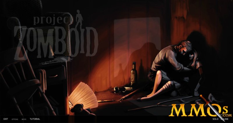 Project Zomboid меню