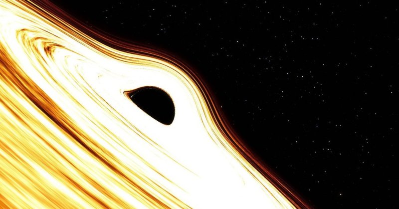 Чёрная дыра Интерстеллар 1080
